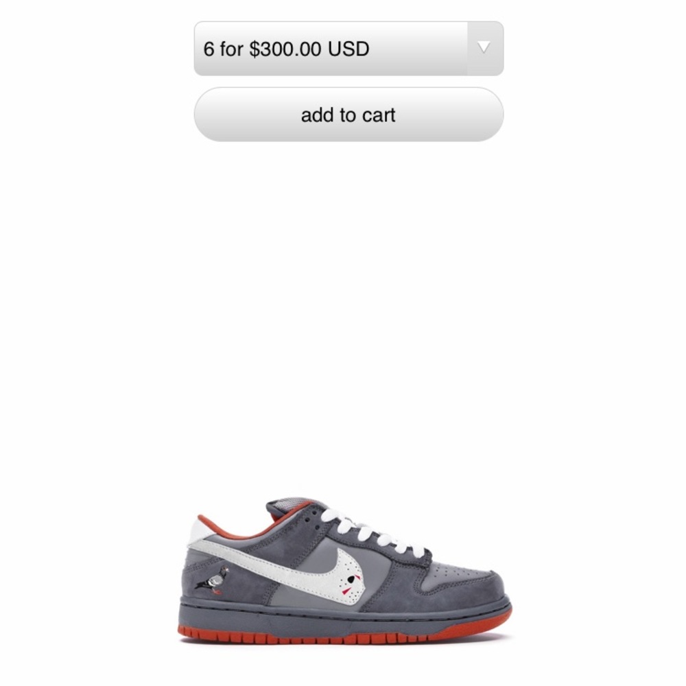 WARREN LOTAS x STAPLEPIGEON (jason voorhees)DUNK